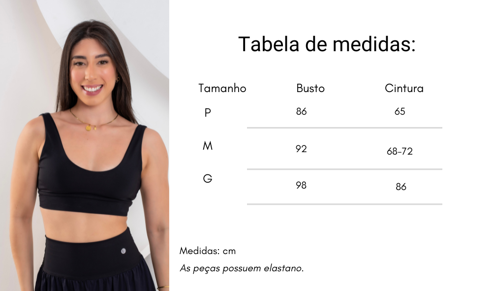 Tabela de medidas